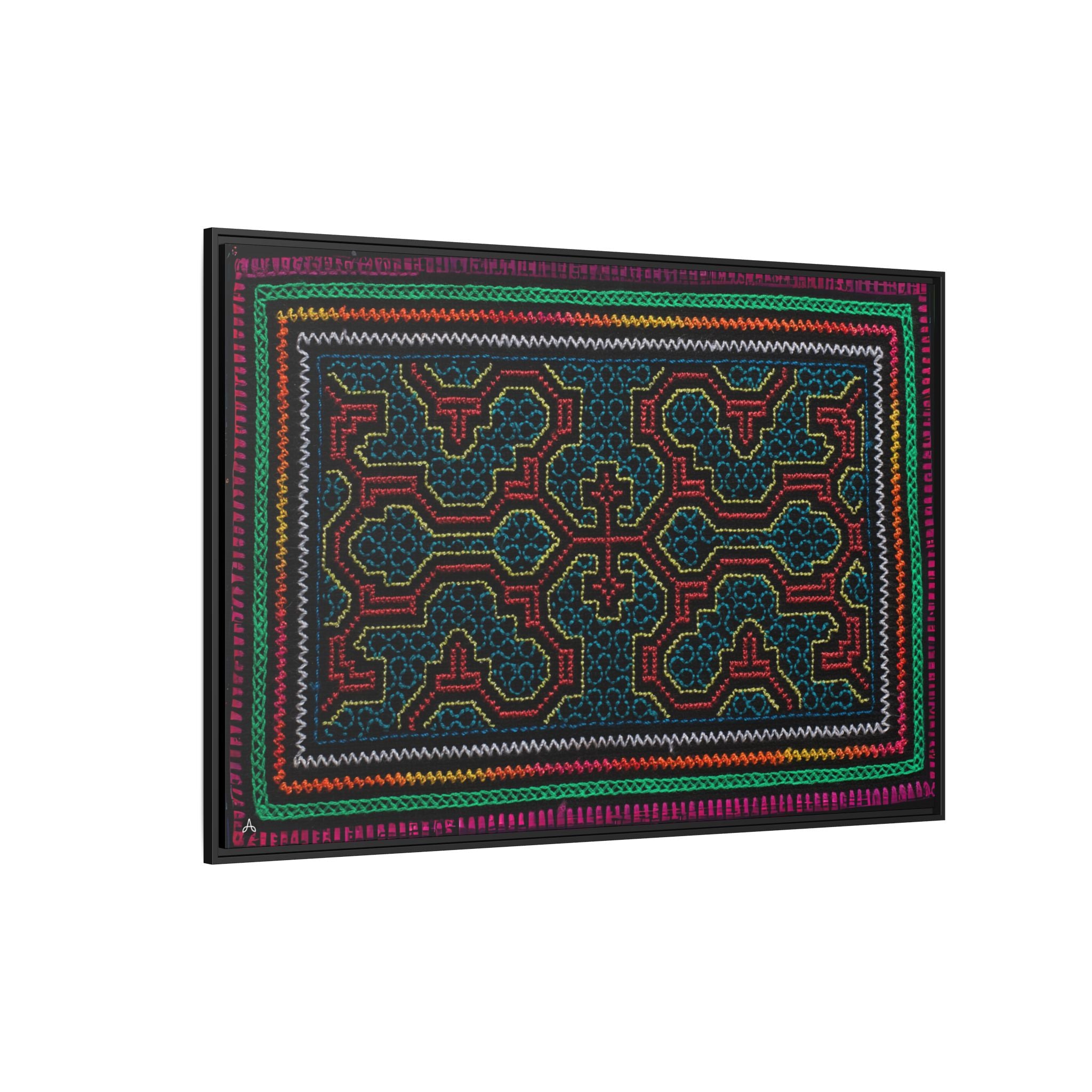 Canvas Shipibo Art – Mayá Kené – Icaro of beautifying