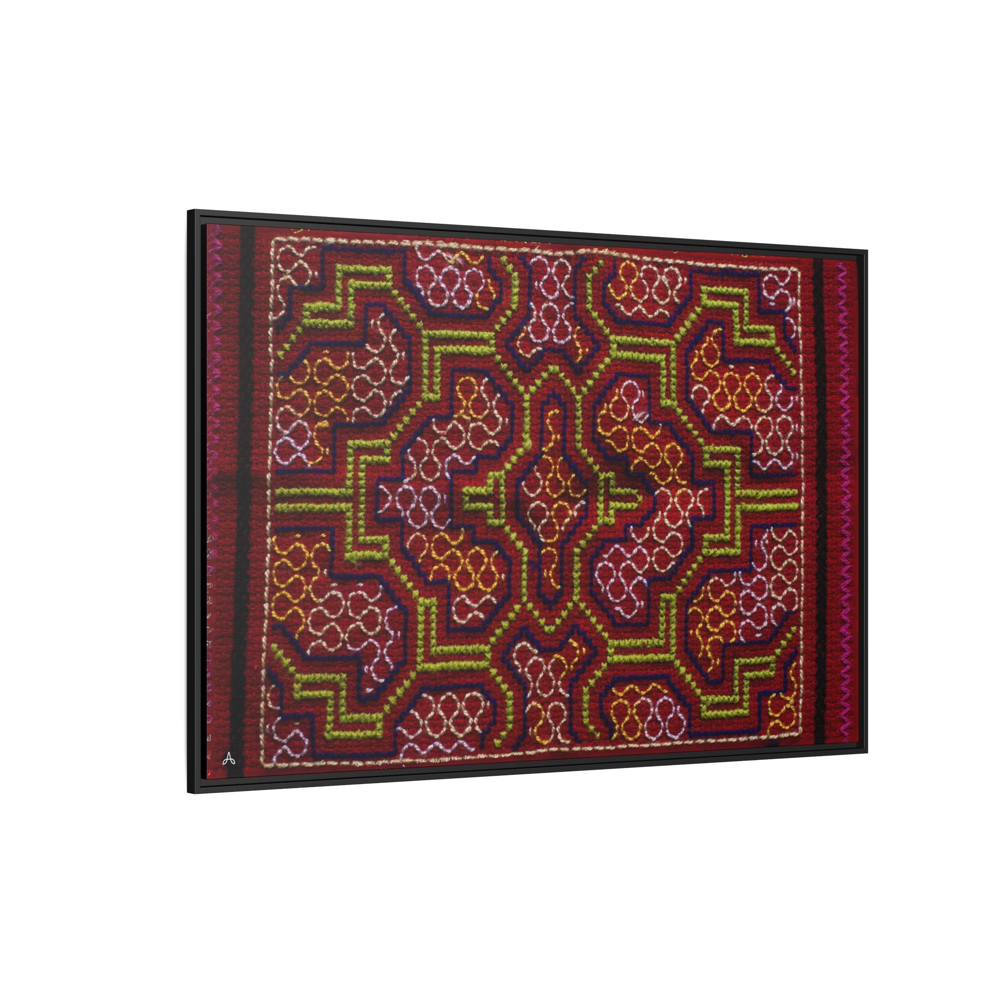 Canvas Shipibo Art – Mayá Kené – Icaro of Marriage & Family