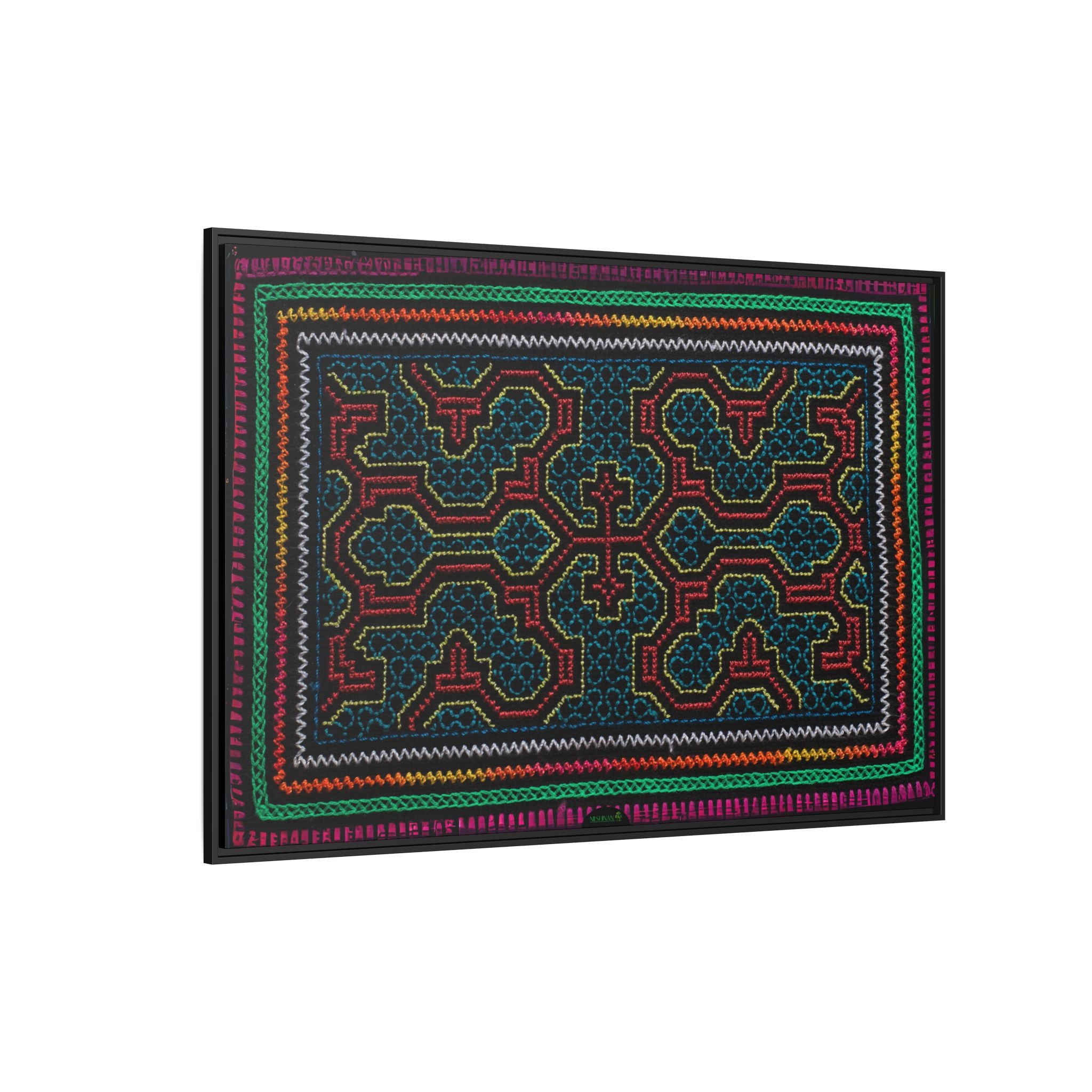 Canvas Shipibo Art – Mayá Kené – Icaro of beautifying