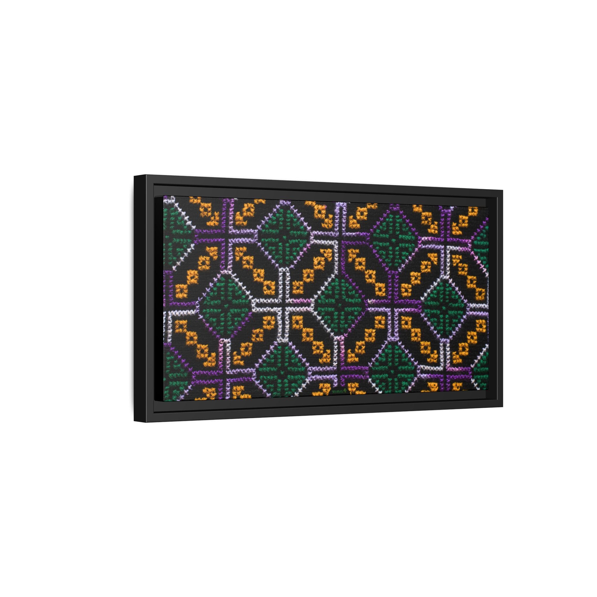 Canvas Shipibo Art – Petó Kené – Icaro of the forest and sky
