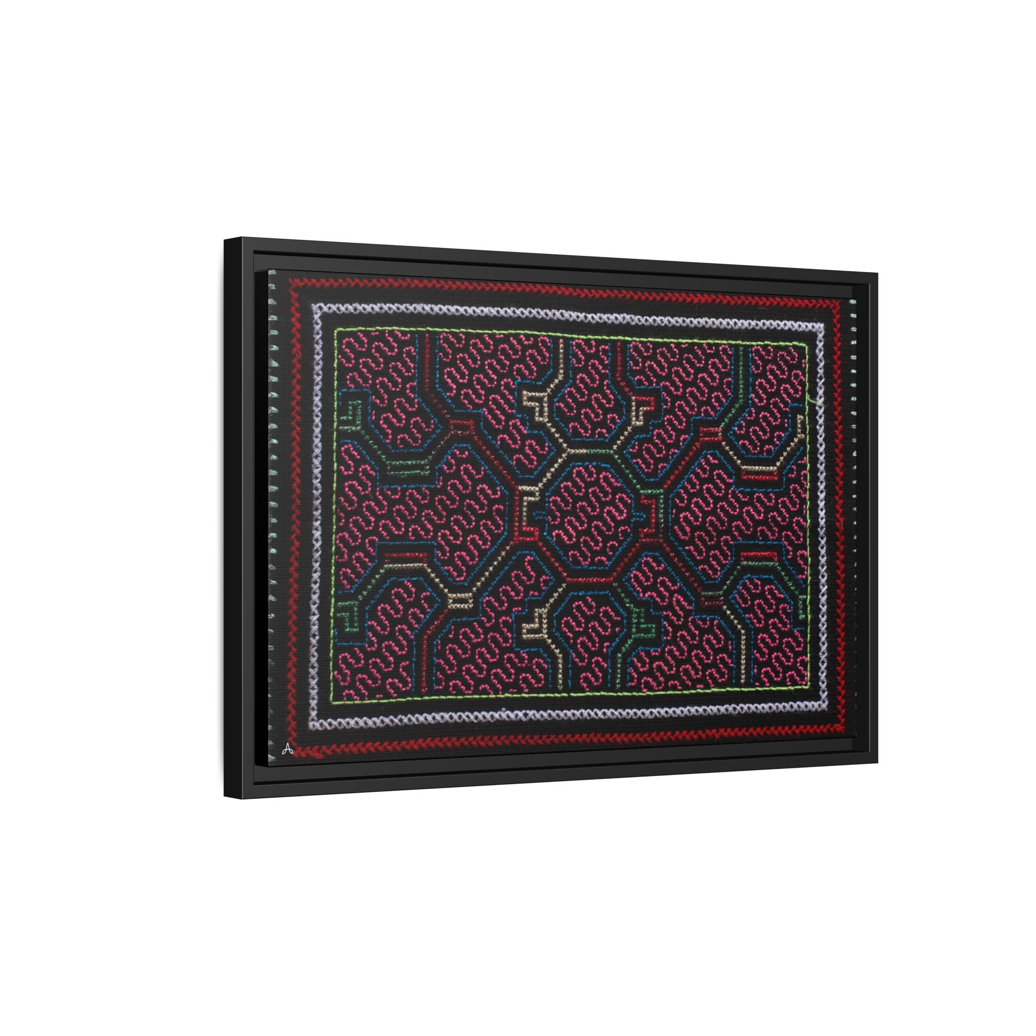 Canvas Shipibo Art – Metax Kené – Icaro of the medicine trees