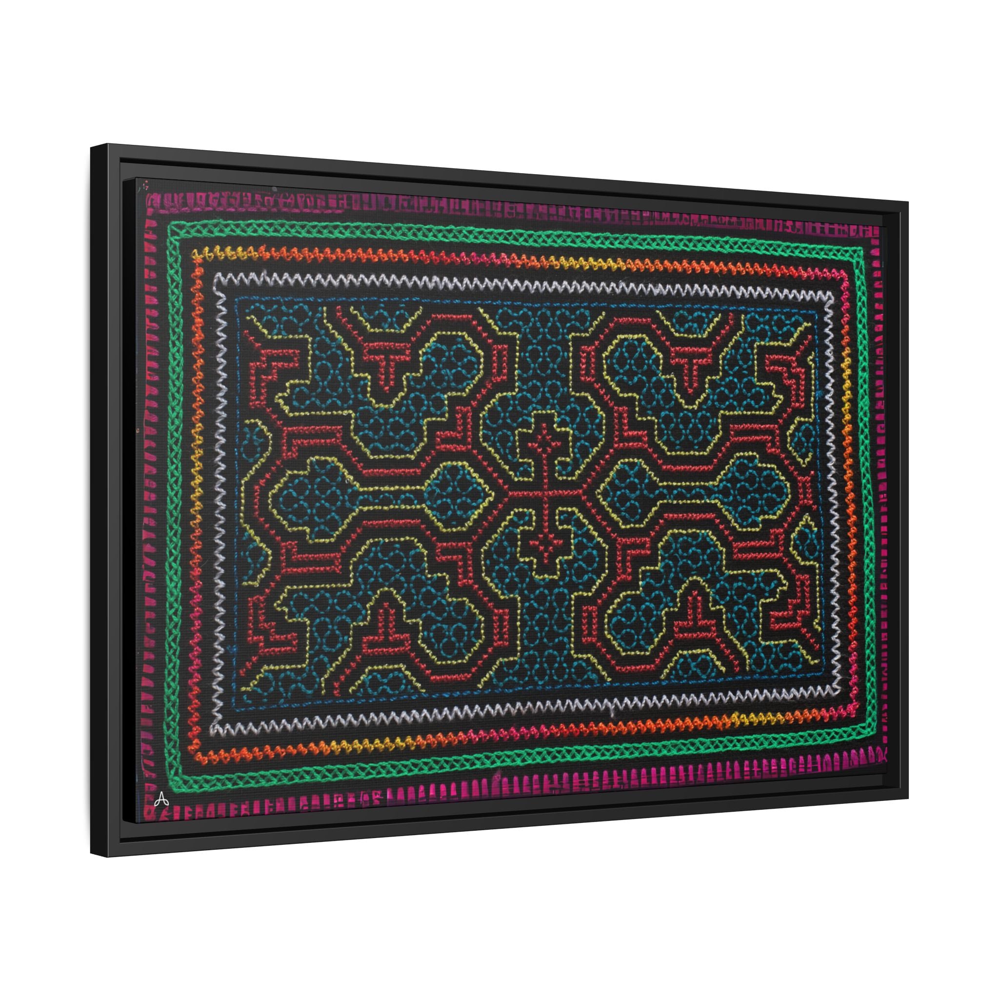 Canvas Shipibo Art – Mayá Kené – Icaro of beautifying