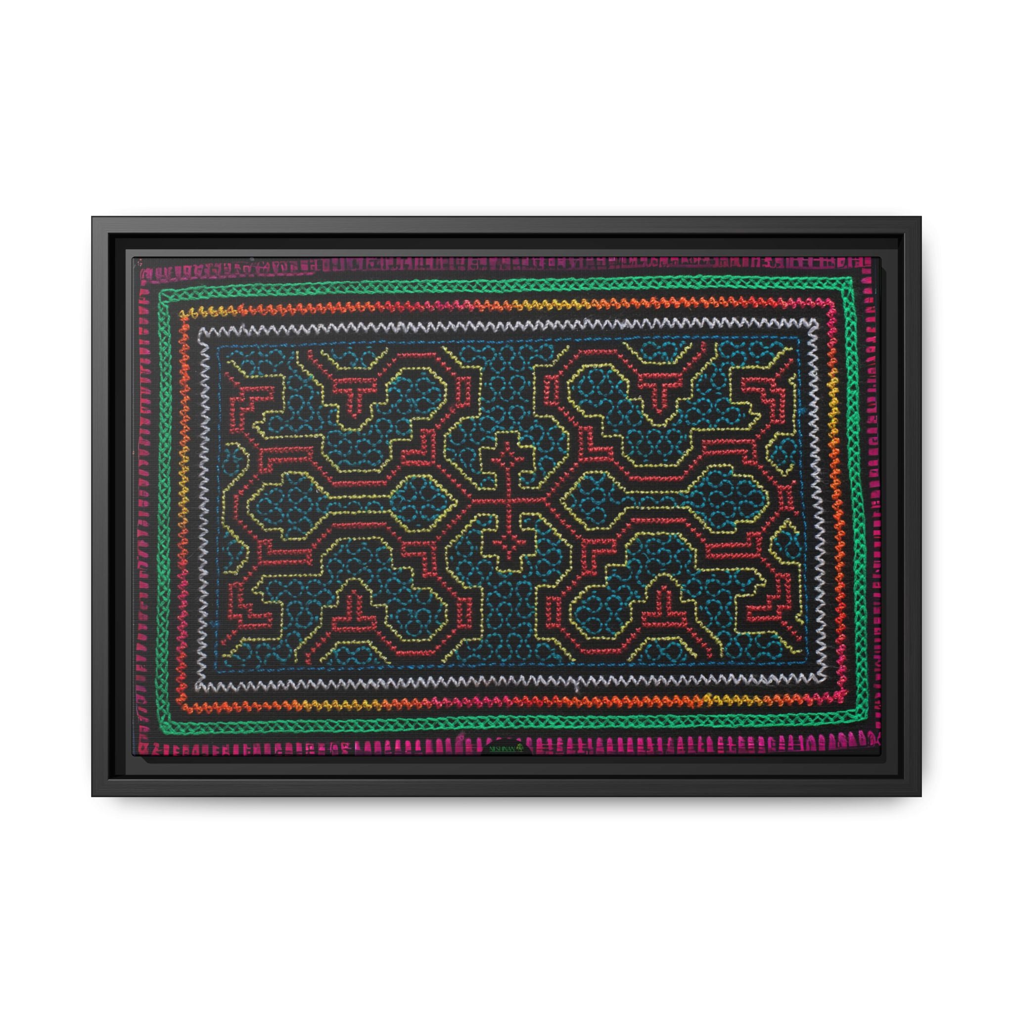 Canvas Shipibo Art – Mayá Kené – Icaro of beautifying