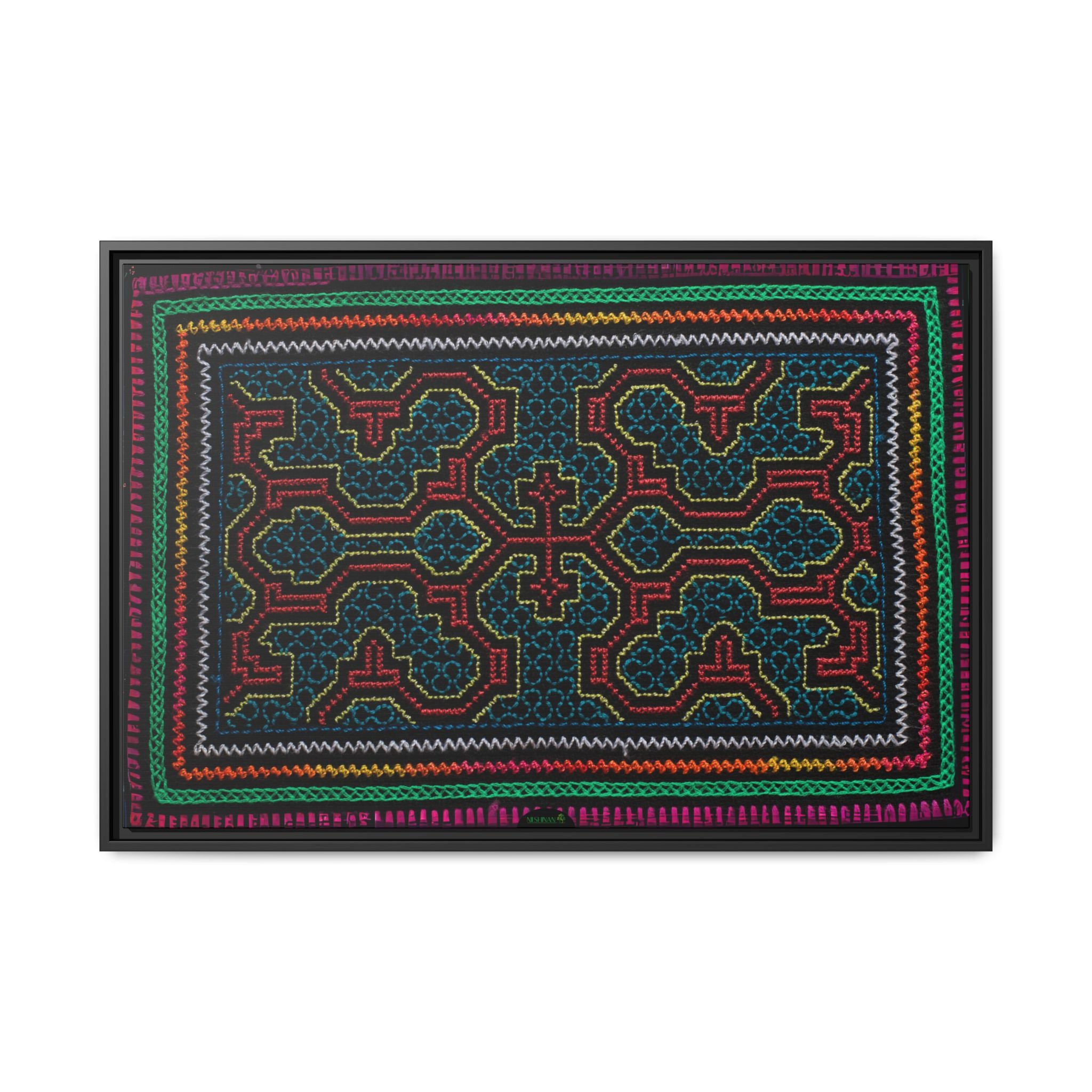Canvas Shipibo Art – Mayá Kené – Icaro of beautifying