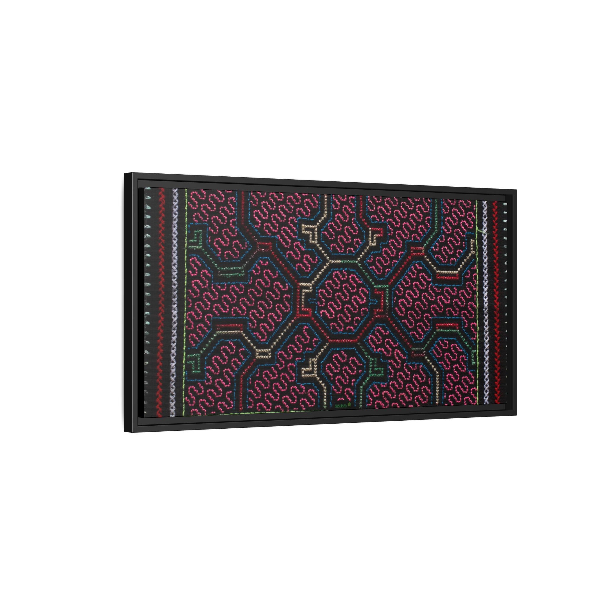 Canvas Shipibo Art – Metax Kené – Icaro of the medicine trees