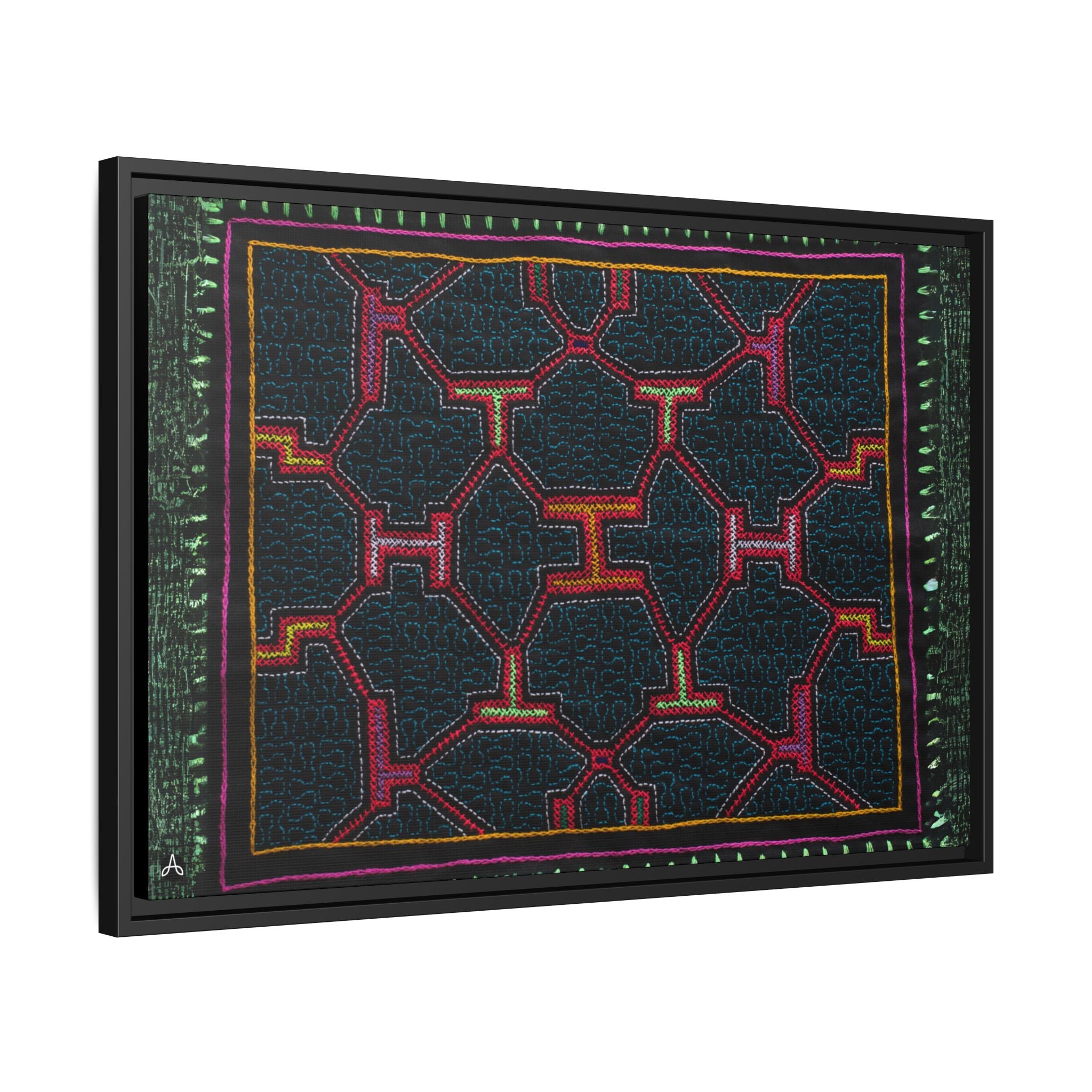 Canvas Shipibo Art – Xao Kené – Icaro of acceptance