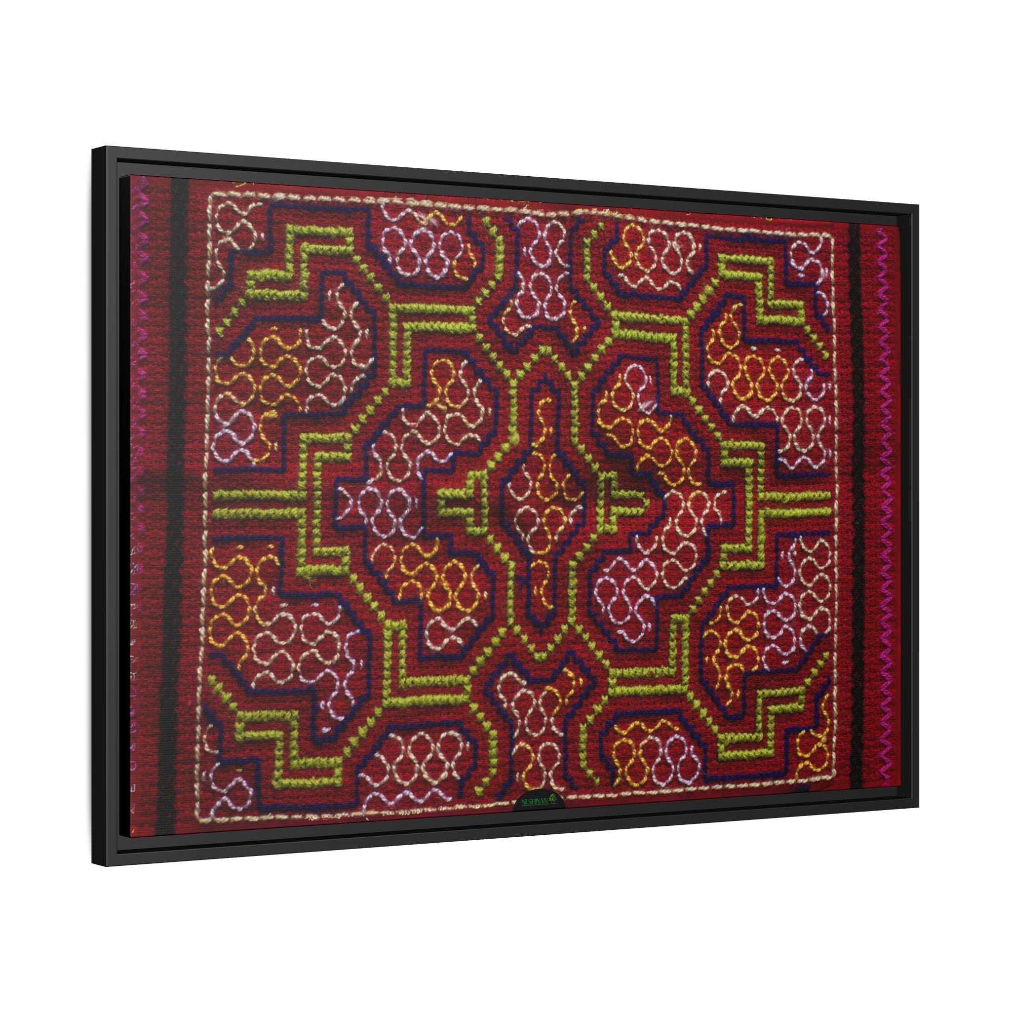 Canvas Shipibo Art – Mayá Kené – Icaro of the new lineages