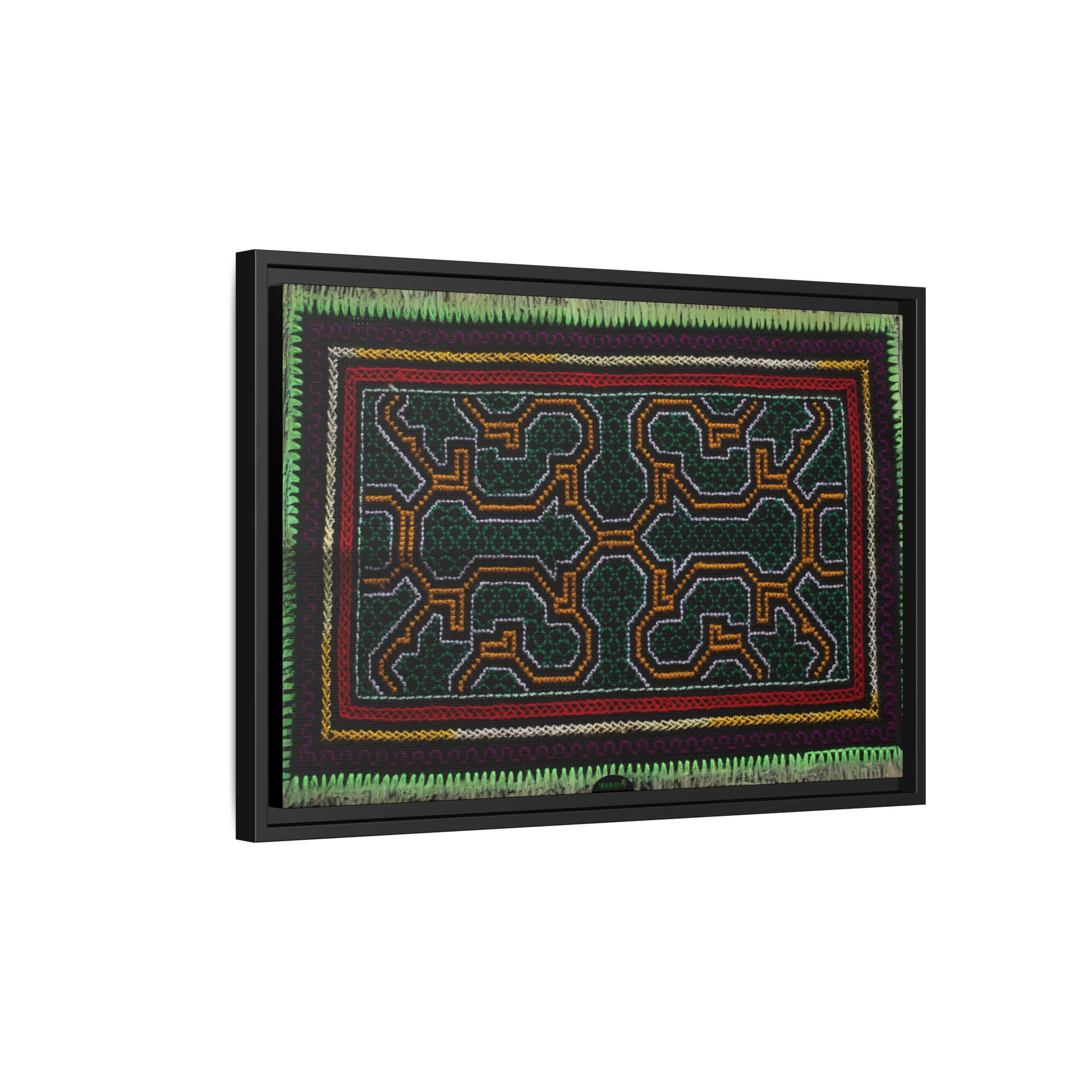 Canvas Shipibo Art – Metax Kené – Icaro of the trees