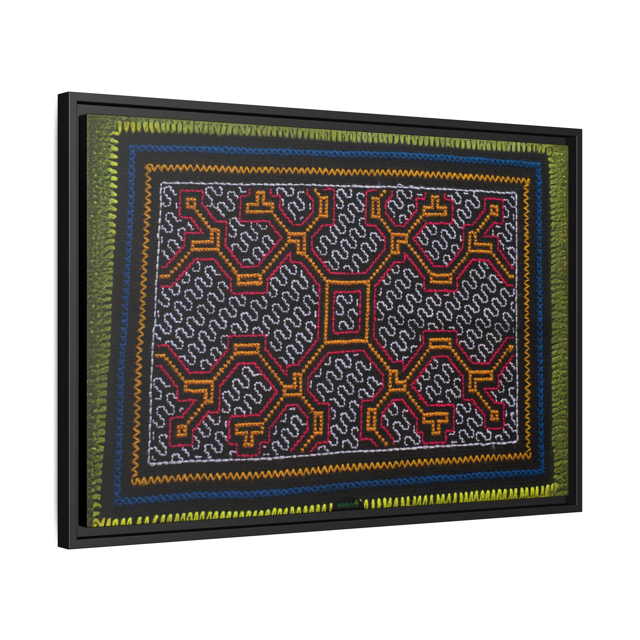 Canvas Shipibo Art – Mayá Kené – Icaro of the family member