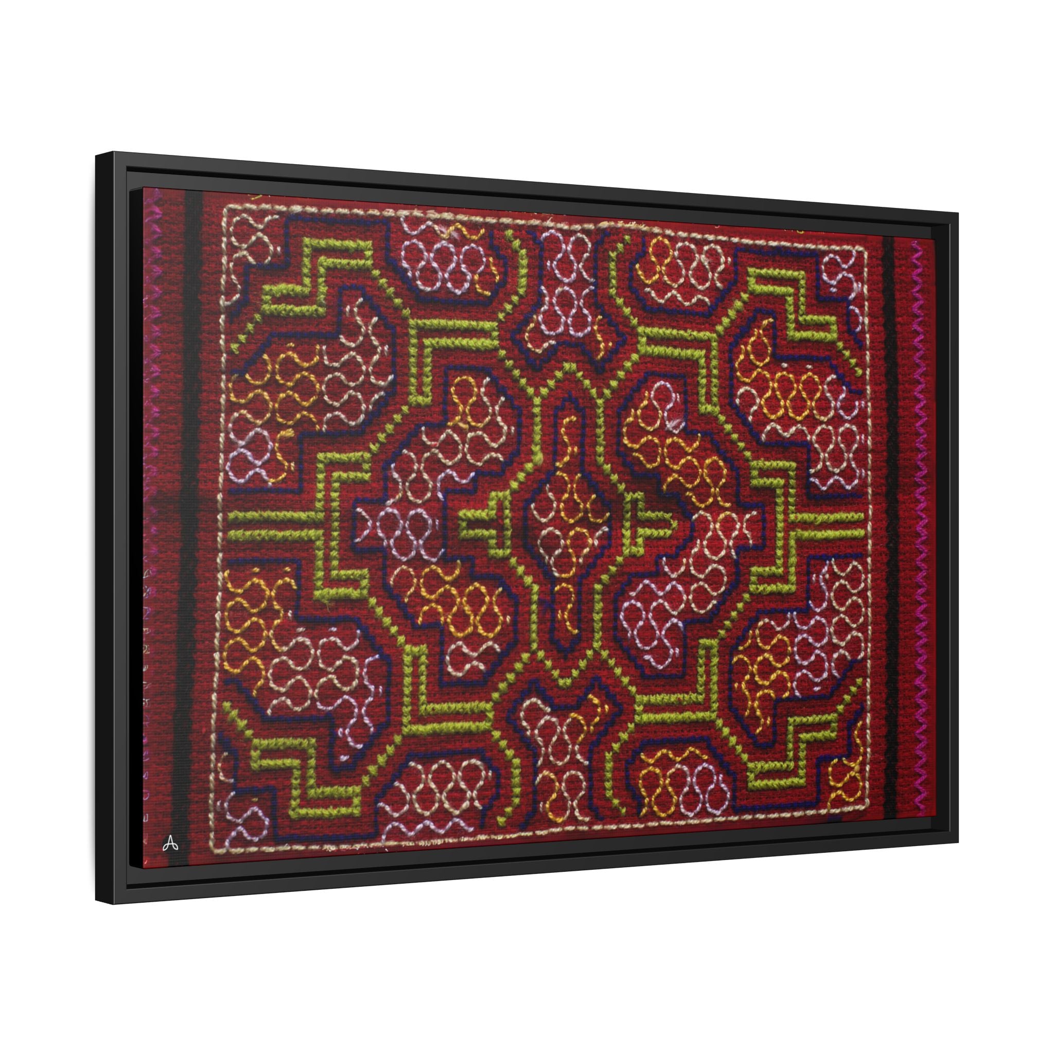 Canvas Shipibo Art – Mayá Kené – Icaro of Marriage & Family