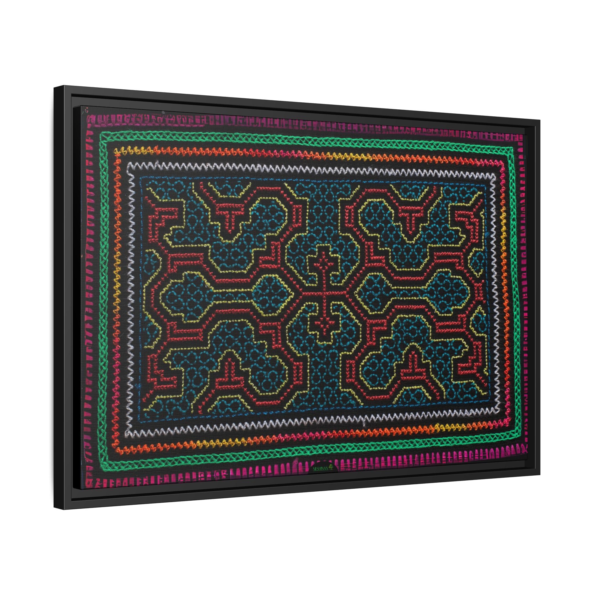 Canvas Shipibo Art – Mayá Kené – Icaro of beautifying