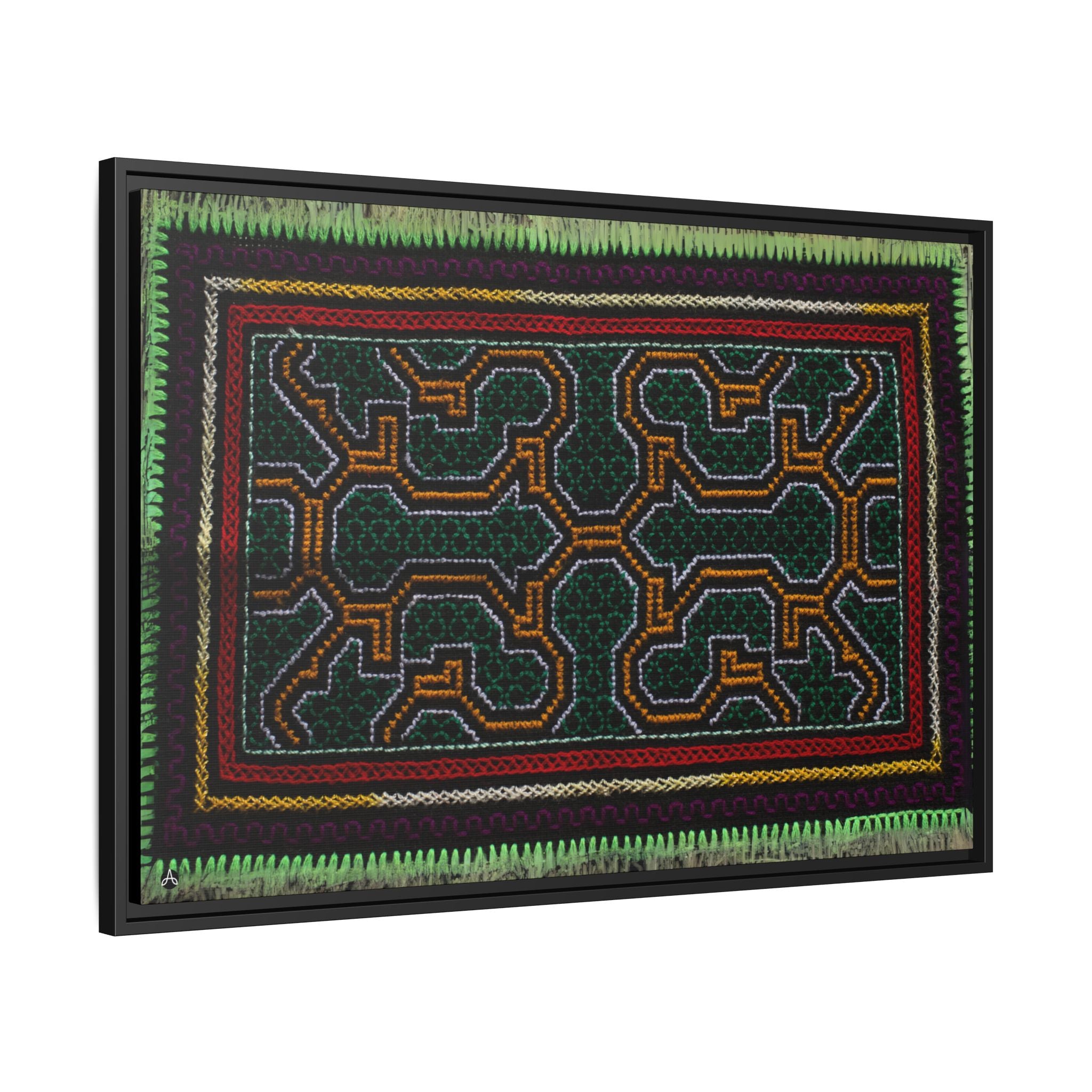 Canvas Shipibo Art – Metax Kené – Icaro of the trees